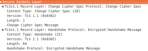 change cipher spec
